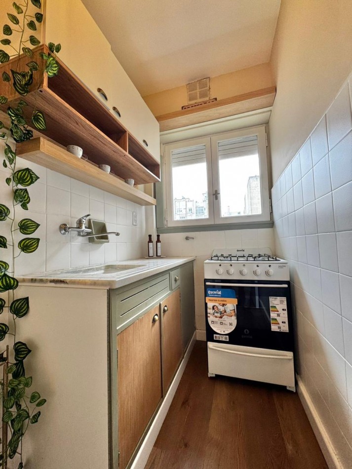 INCREIBLE DEPTO 1 AMB Y MEDIO A LA CALLE C BALCON 31M2 CENTRO