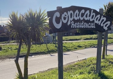VENTA LOTE BARRIO COPACABANA MIRAMAR PDO.GENERAL ALVARADO